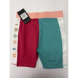 Air Jordan Jumpman Biker Shorts Girls Youth Large 12-13 Yrs Pink Teal White NEW